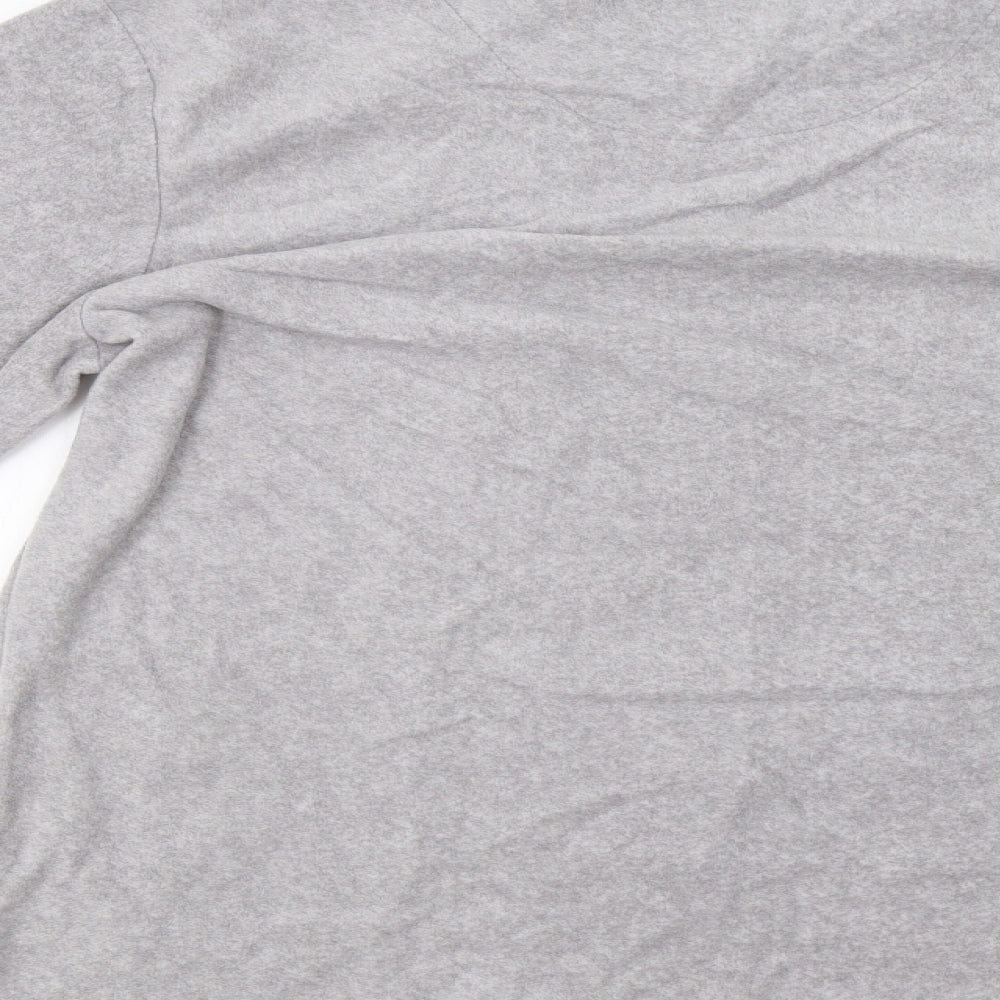 F&F Mens Grey  Fleece  Pyjama Top Size M