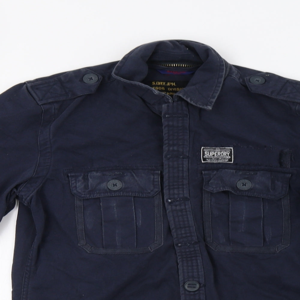 Superdry Mens Blue   Jacket  Size M