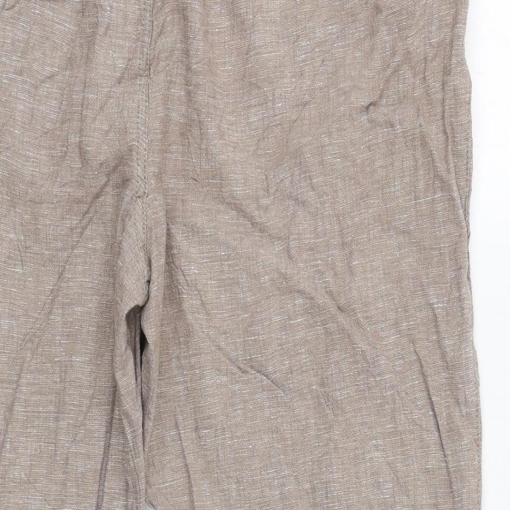 Nutmeg Womens Beige   Trousers  Size 18 L28 in