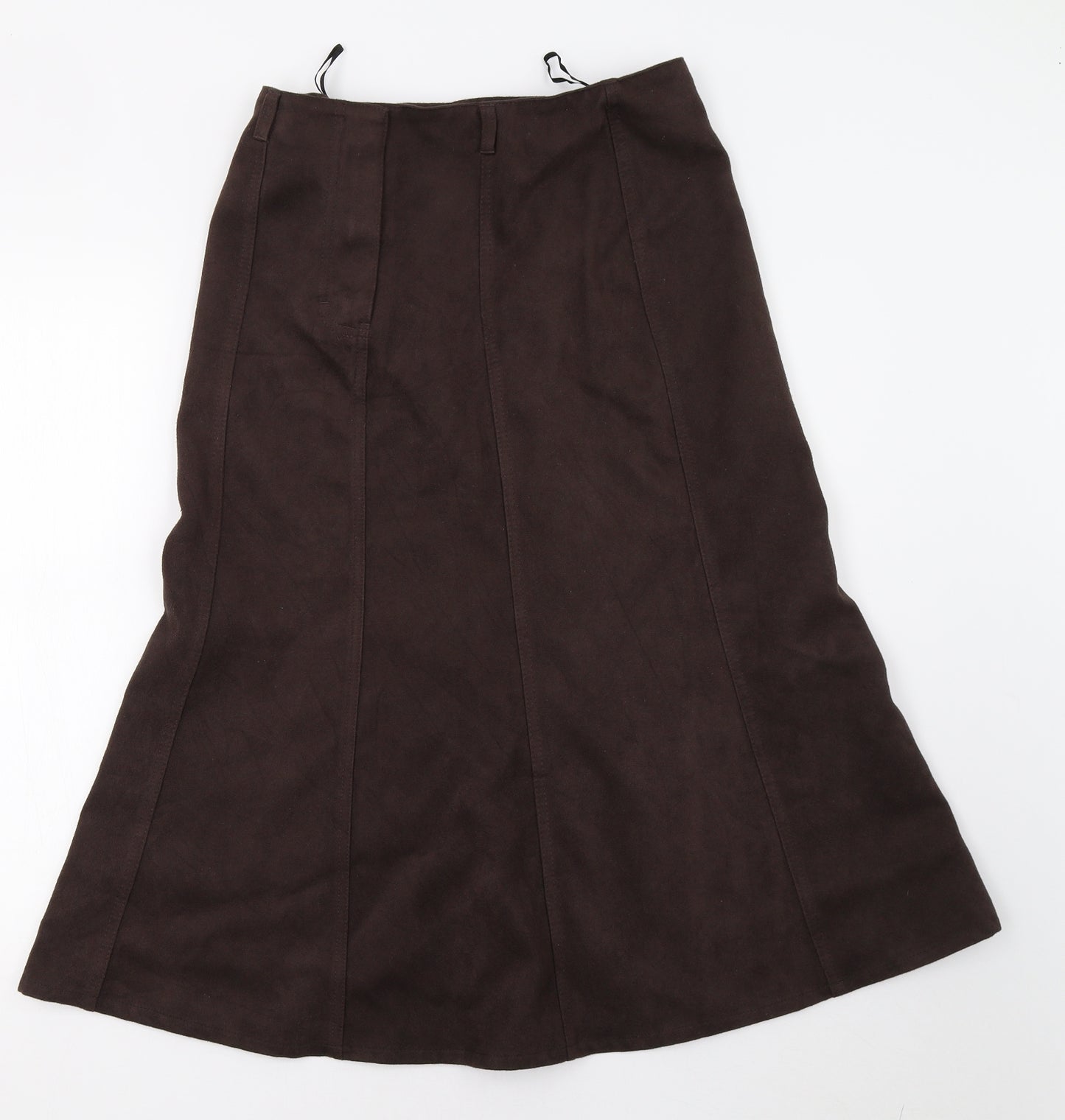 M&S Womens Brown   A-Line Skirt Size 12