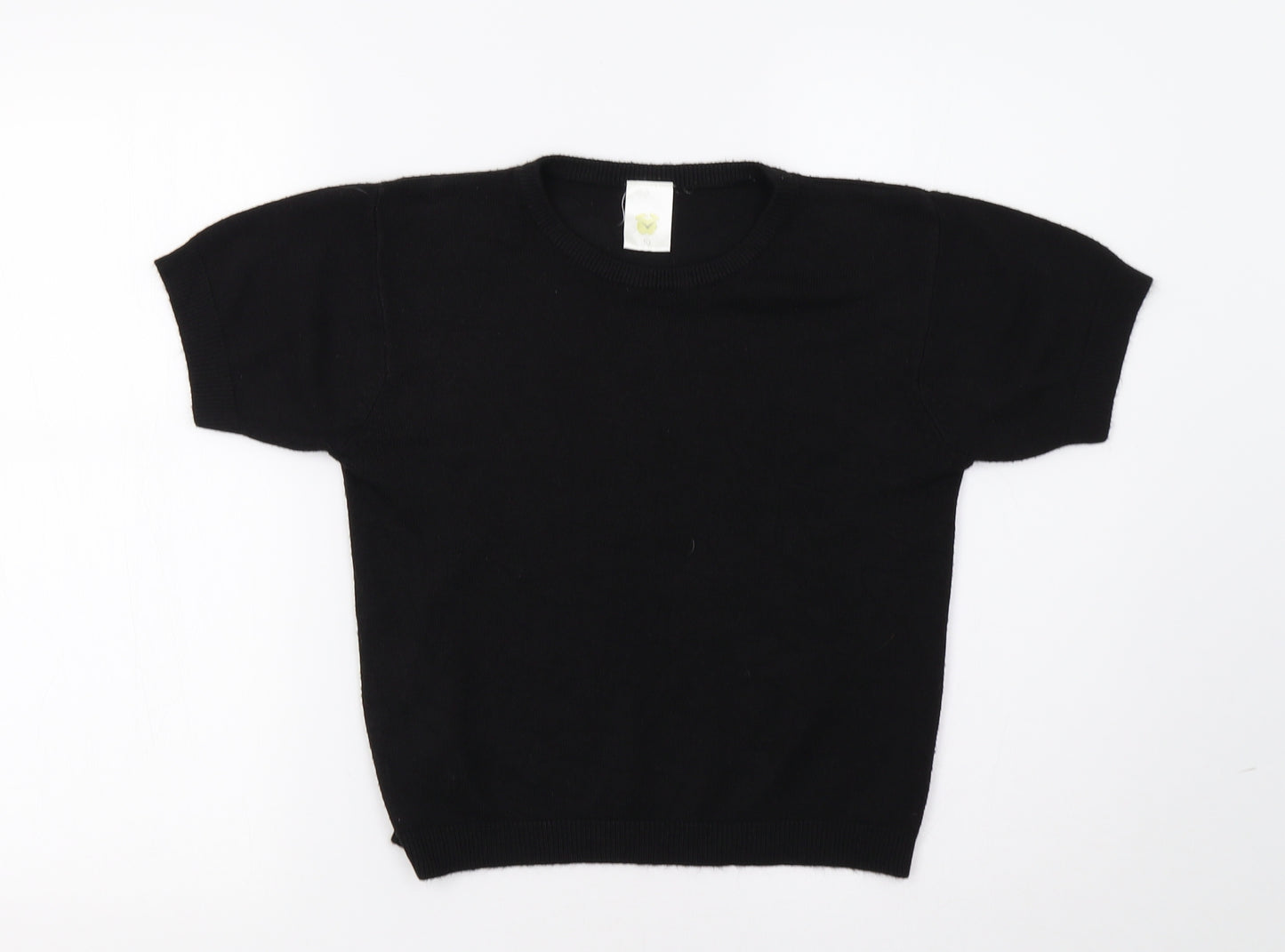 Clockhouse Womens Black   Henley Jumper Size 10