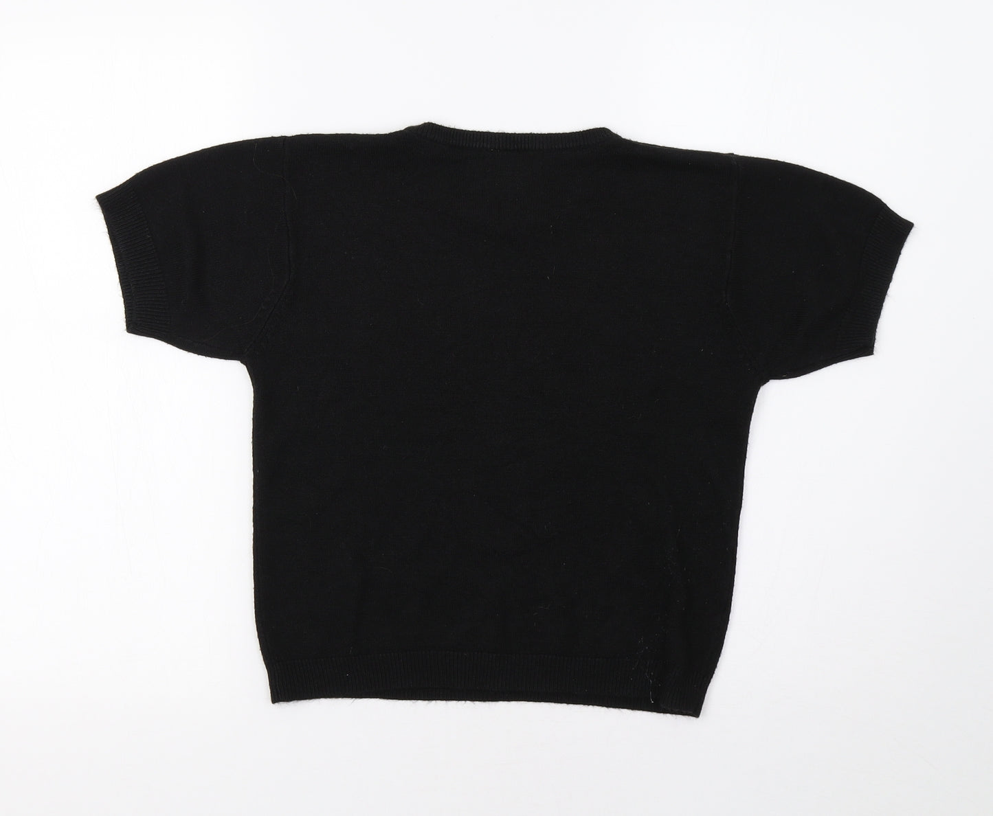 Clockhouse Womens Black   Henley Jumper Size 10