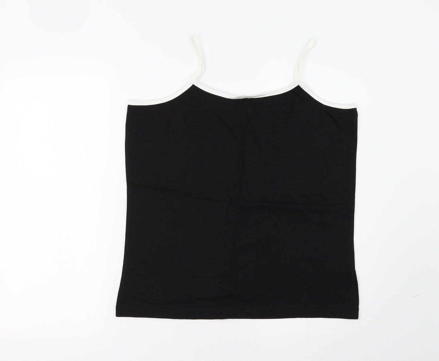 Lady M Womens Black   Camisole Tank Size L