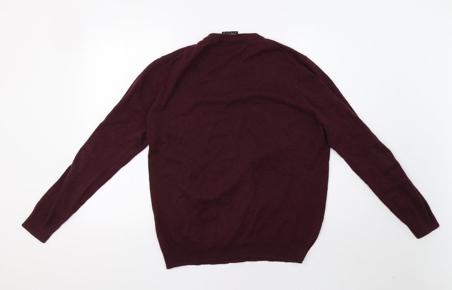 Lyle & Scott Mens Purple   Pullover Jumper Size L