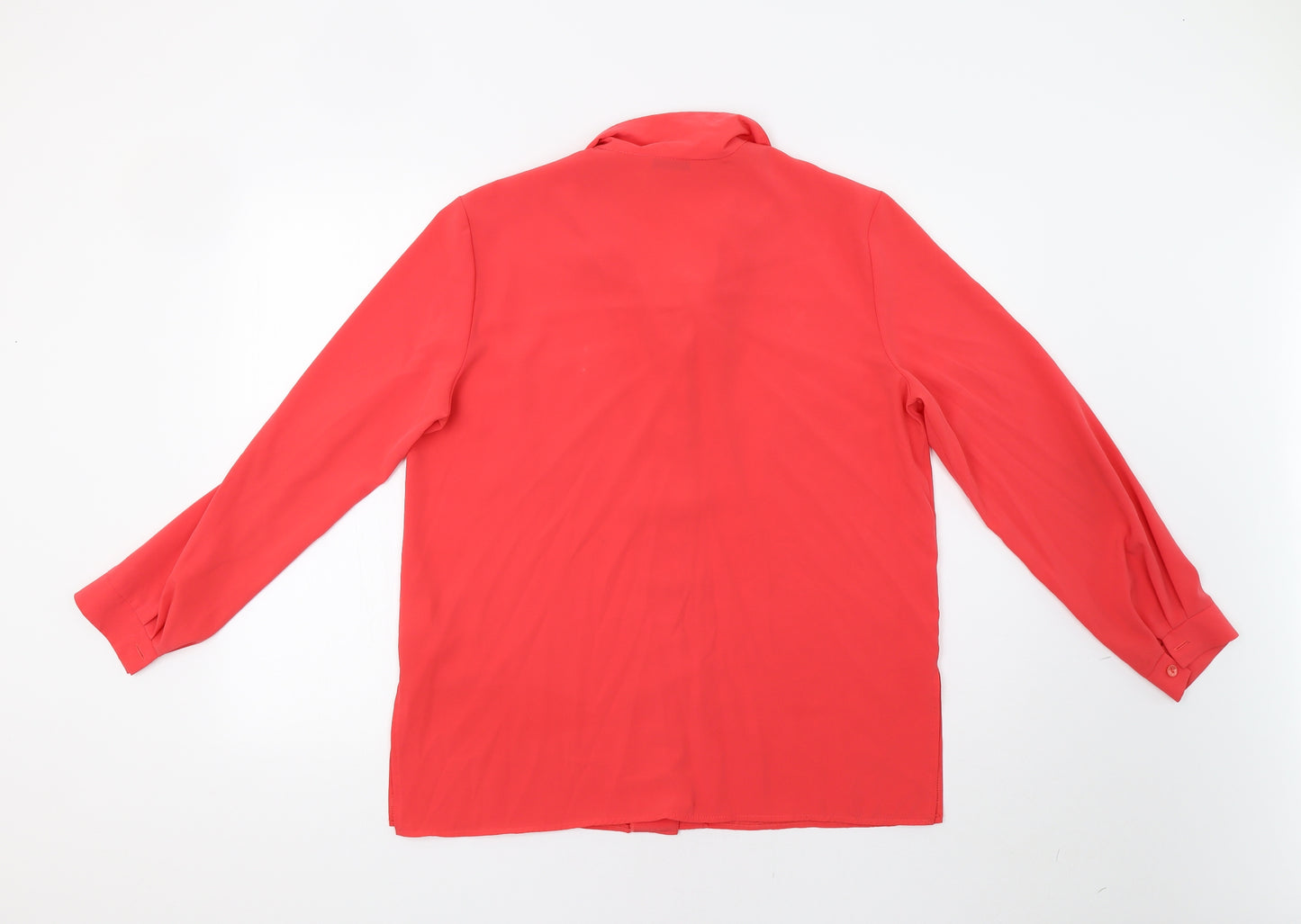 Berkertex Womens Red   Basic Button-Up Size 14