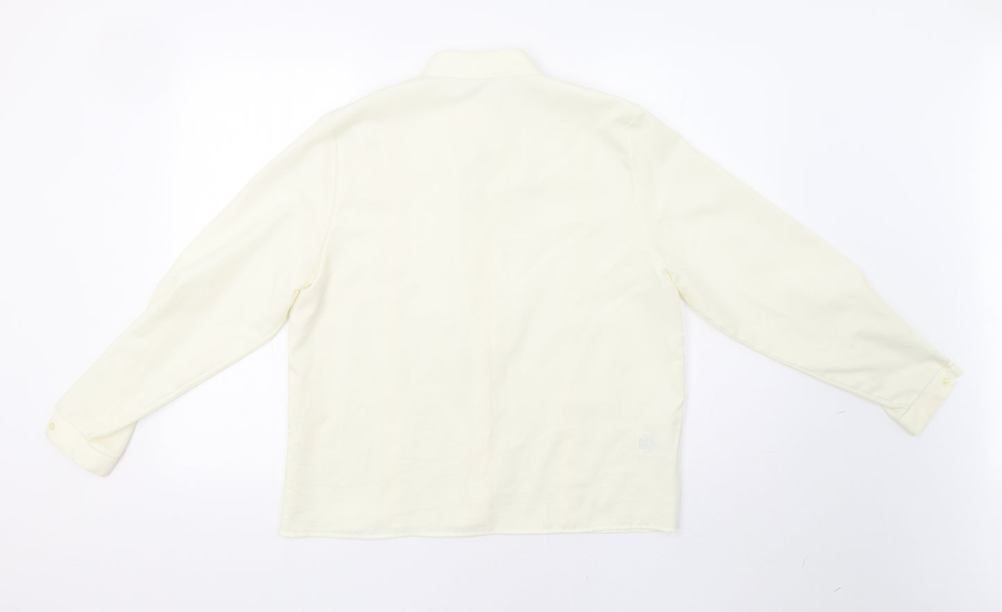 St Michael Womens Ivory   Basic Button-Up Size 14