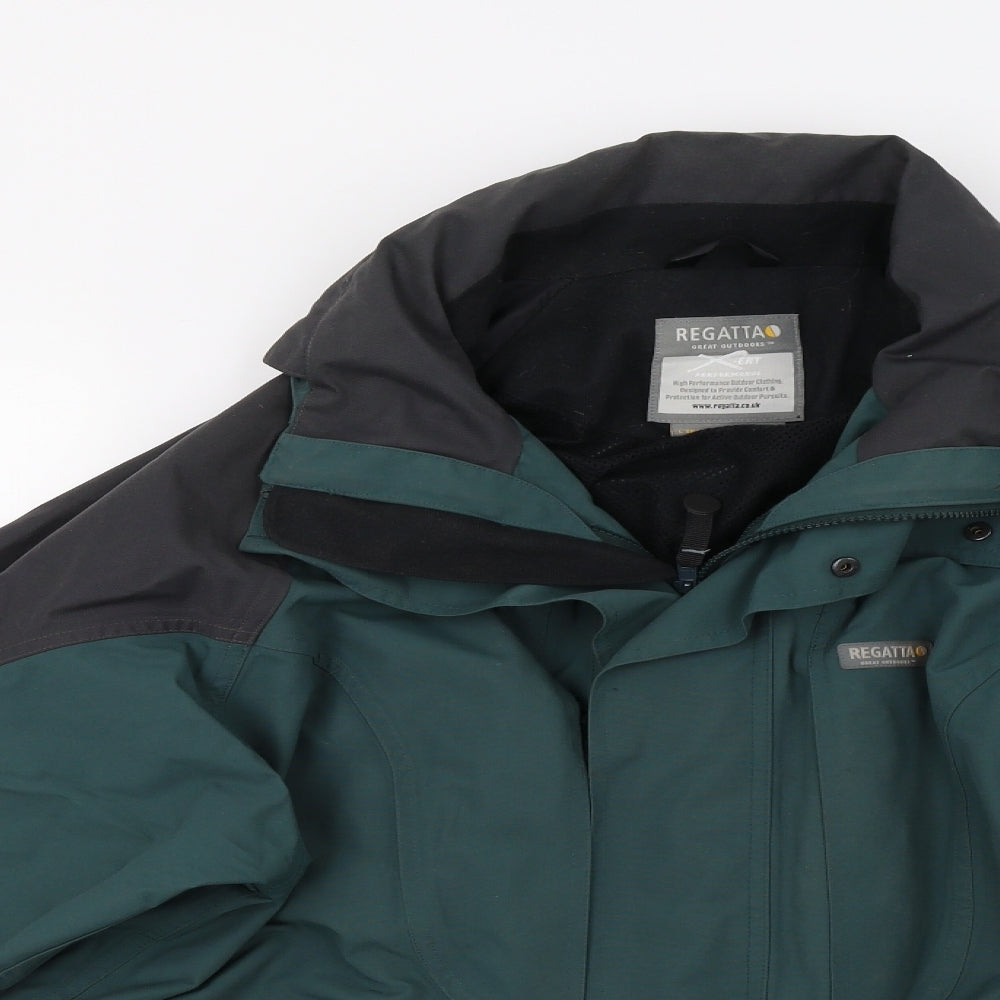 Regatta Mens Green   Windbreaker Jacket Size L