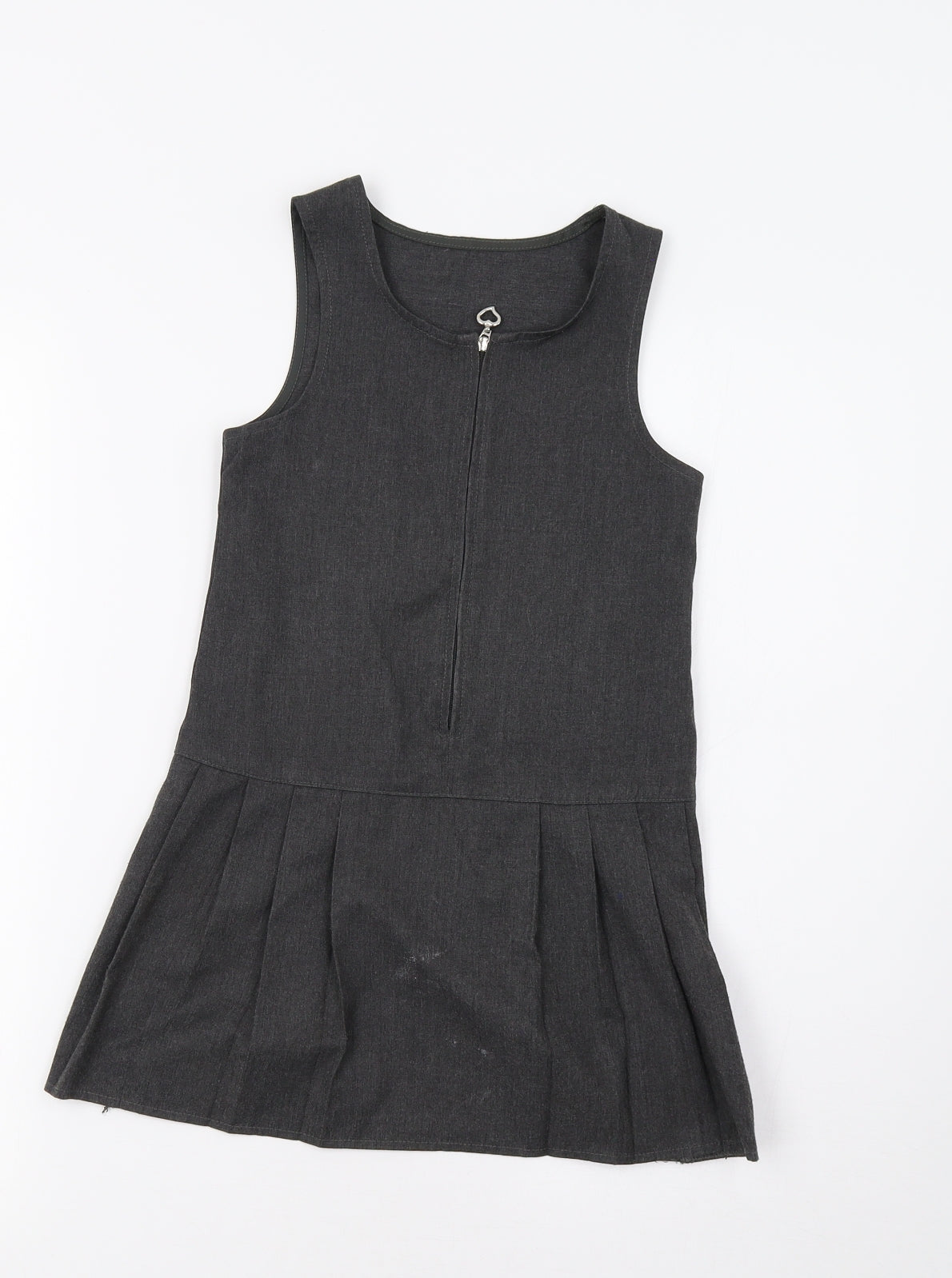 George Girls Grey   Pinafore/Dungaree Dress  Size 4-5 Years