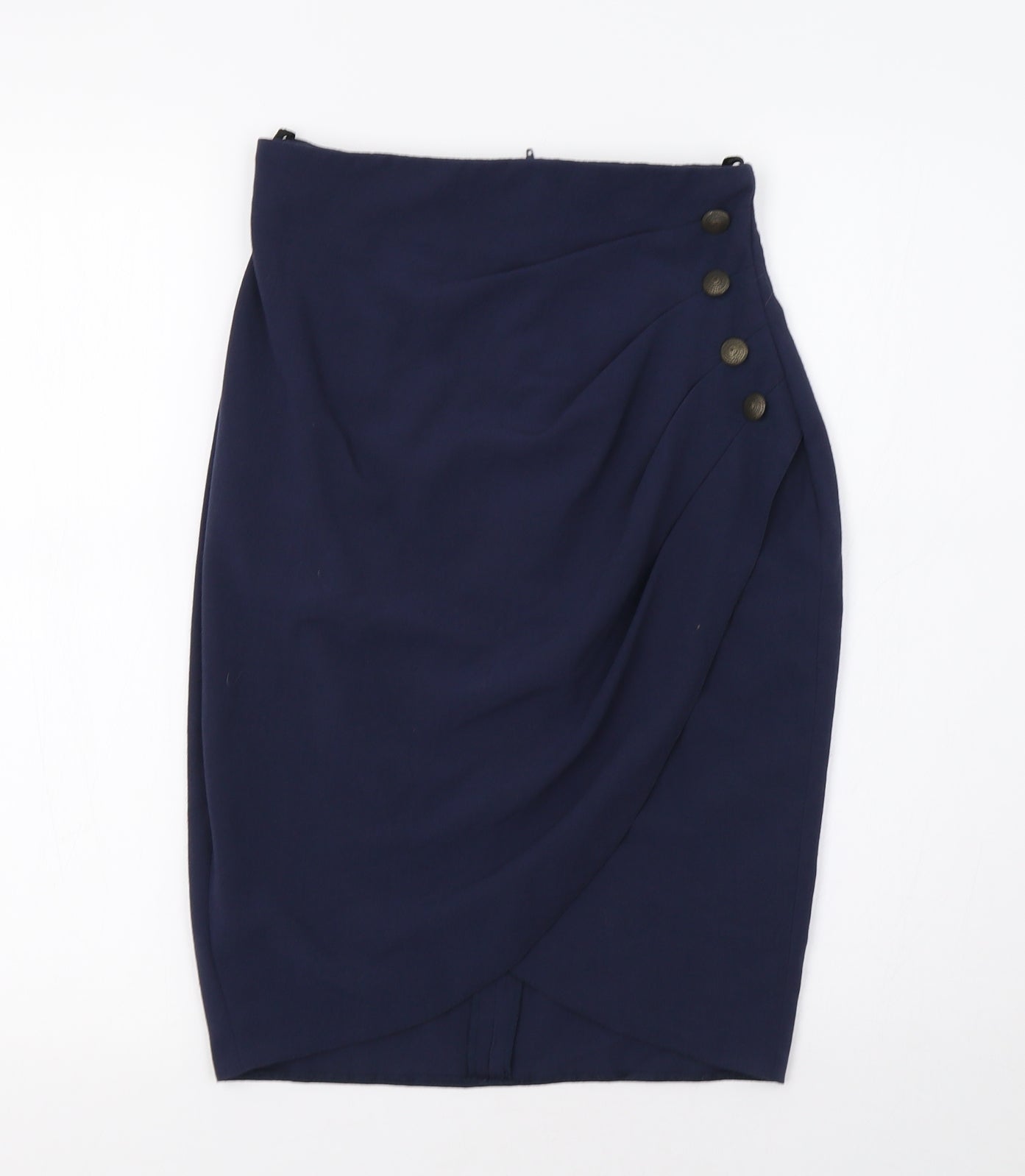 Snob Womens Blue   Straight & Pencil Skirt Size 10