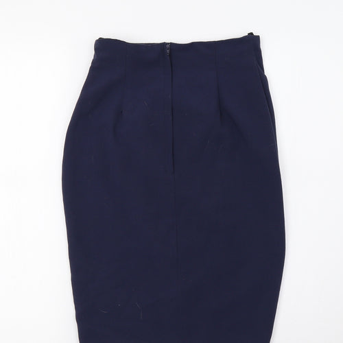 Snob Womens Blue   Straight & Pencil Skirt Size 10