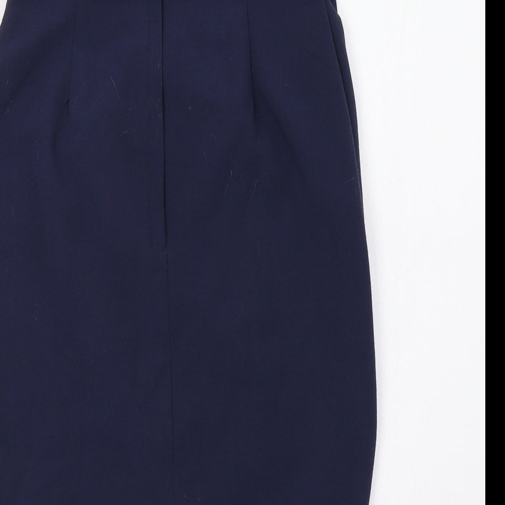 Snob Womens Blue   Straight & Pencil Skirt Size 10