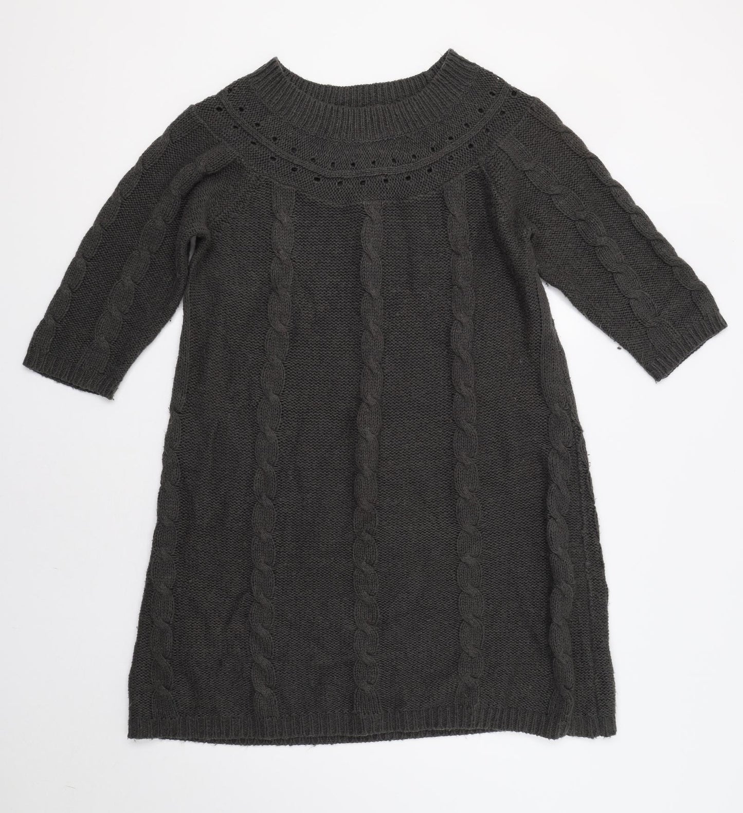 Dorothy Perkins Womens Green   Jumper Dress  Size 18
