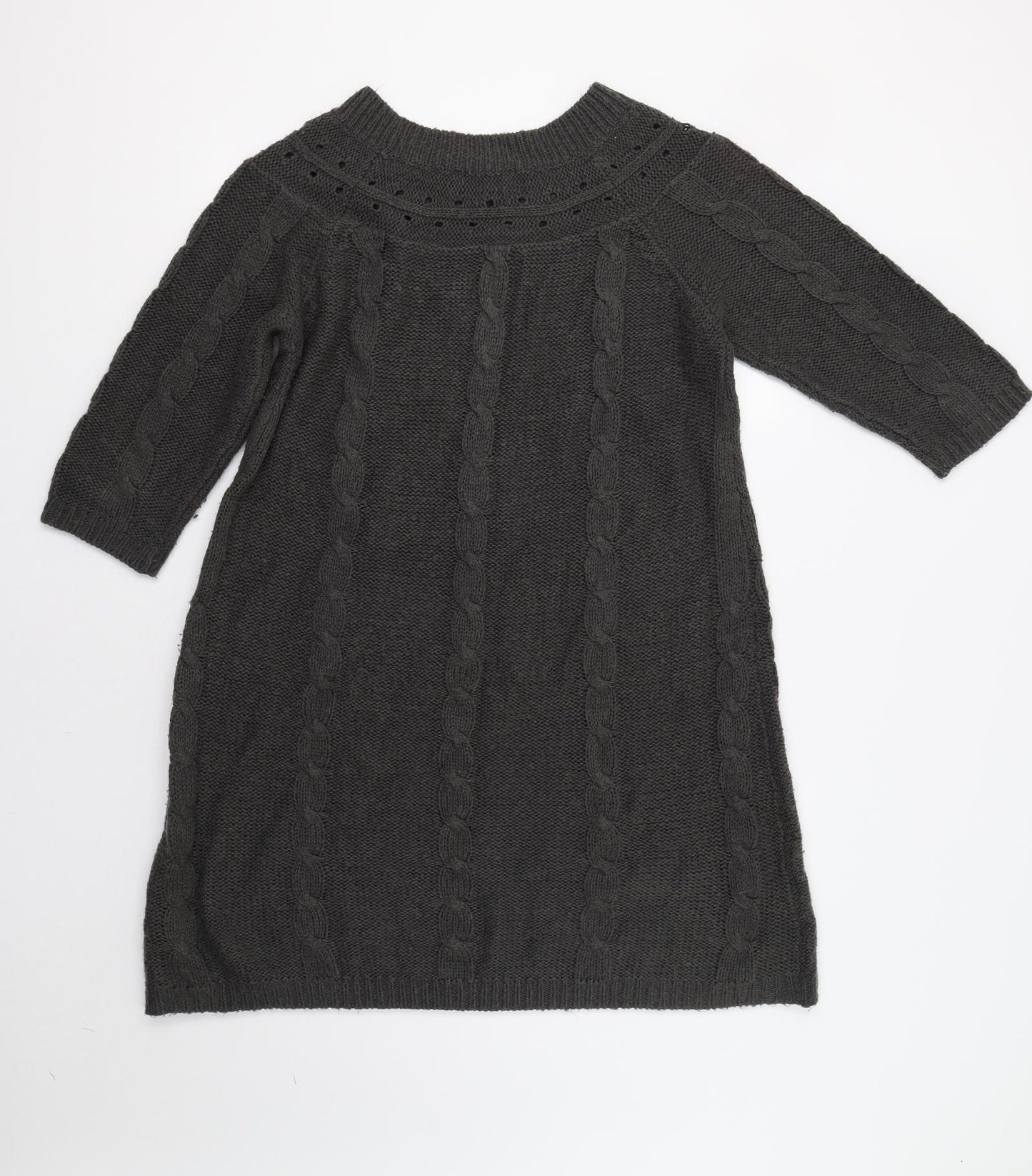 Dorothy Perkins Womens Green   Jumper Dress  Size 18