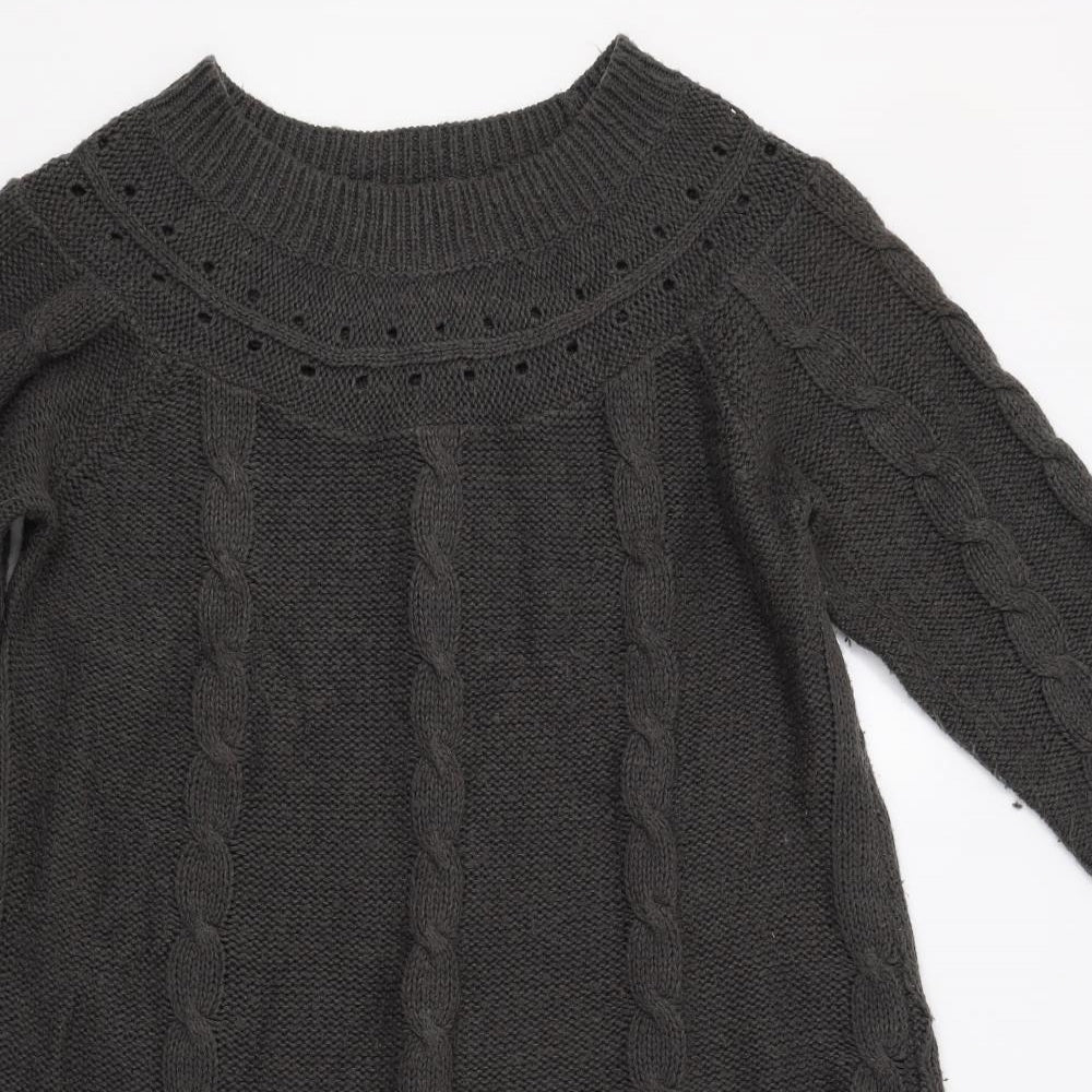 Dorothy Perkins Womens Green   Jumper Dress  Size 18