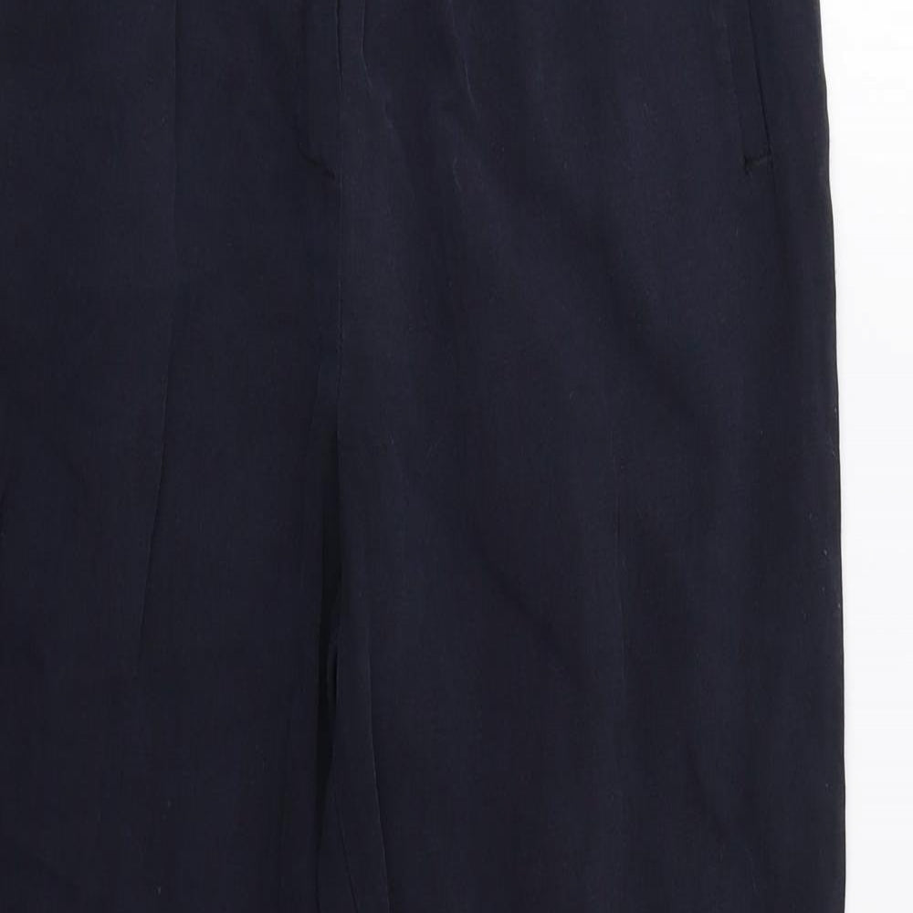M&S Womens Blue   Trousers  Size 8 L29 in