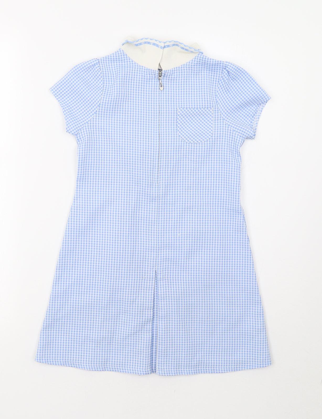 BHS Girls Blue Check  A-Line  Size 6 Years  - School Wear