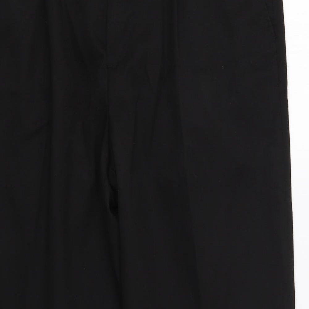 George Mens Black   Dress Pants Trousers Size 36 L31 in