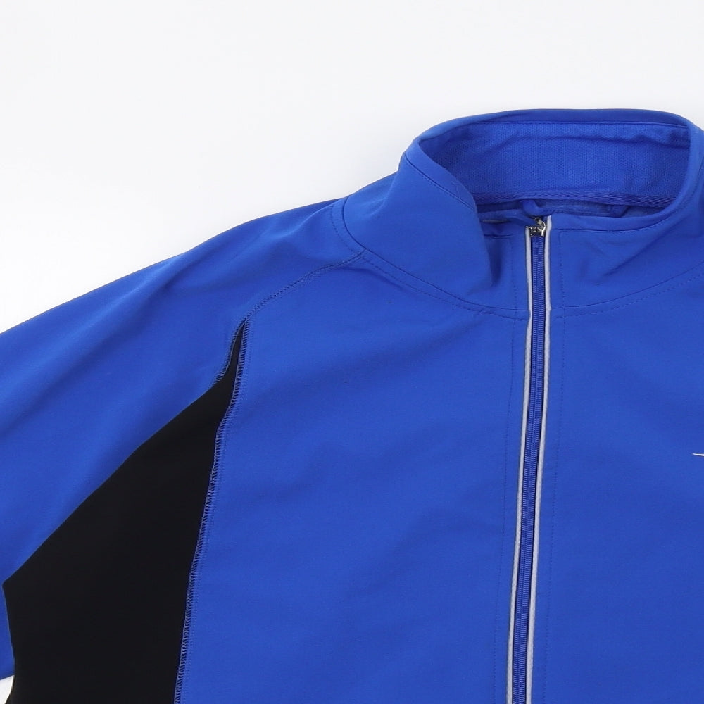 Crane Mens Blue   Windbreaker Jacket Size L