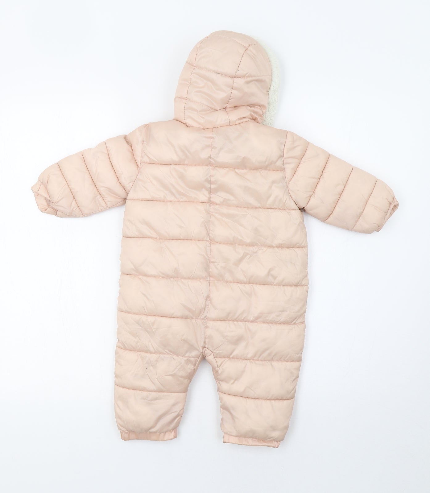M&S Baby Pink   Coverall One-Piece Size 9-12 Months