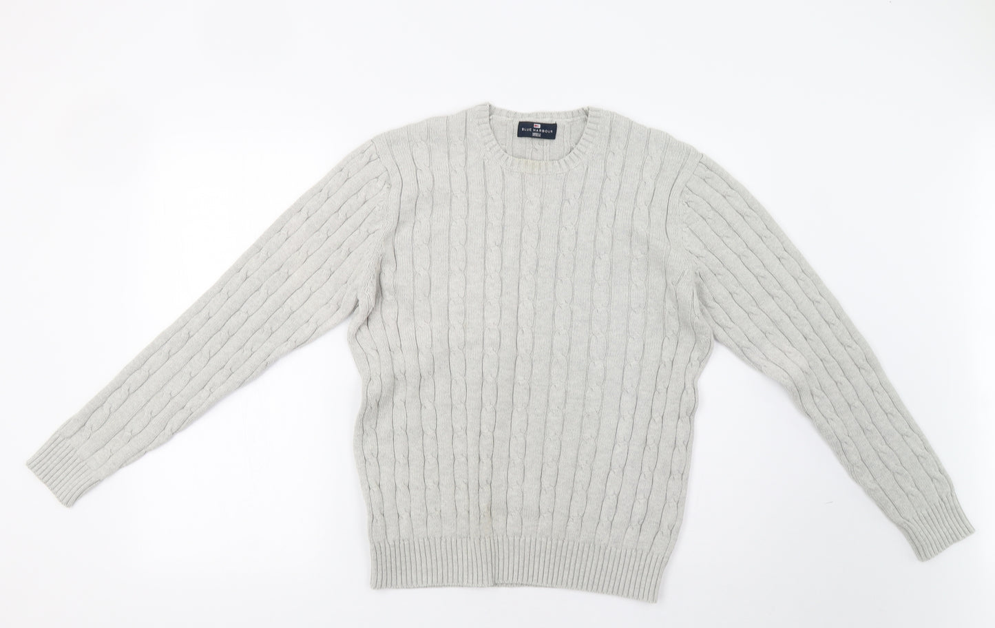 M&S Mens Grey   Henley Jumper Size M