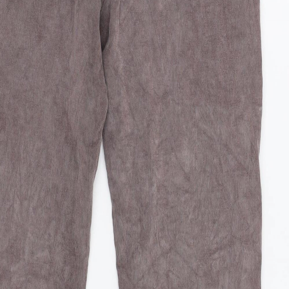 TU Womens Pink  Corduroy Trousers  Size 10 L29 in