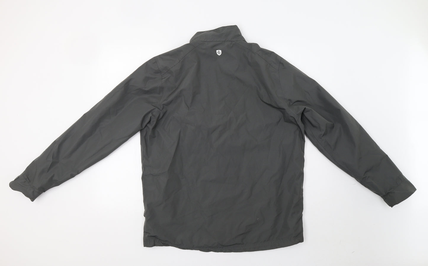 Island Green Mens Grey   Windbreaker Jacket Size M