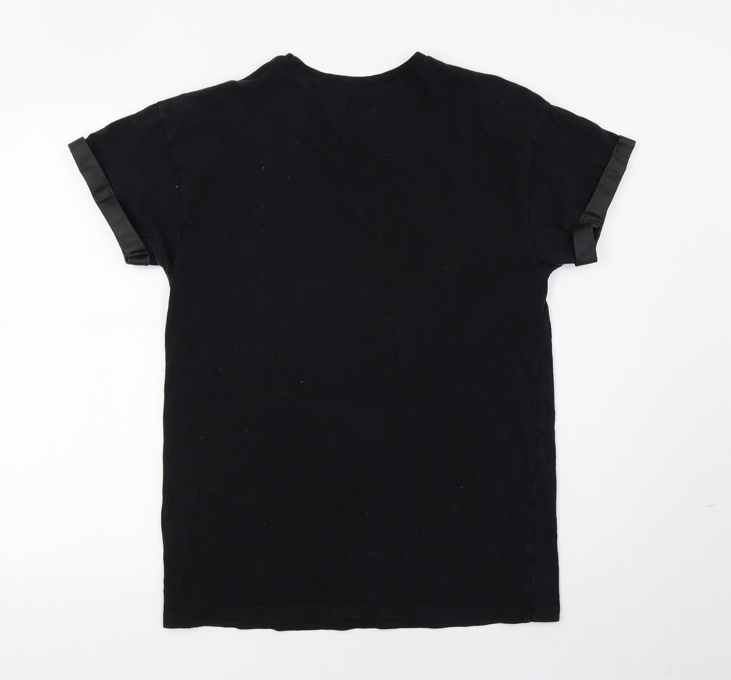 Topman Mens Black    T-Shirt Size S