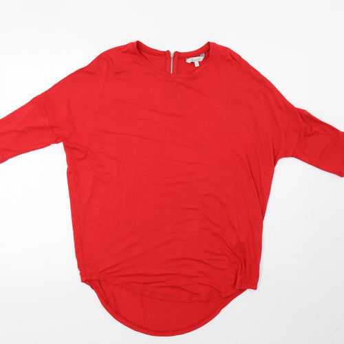Peacocs Womens Red   Basic Blouse Size 12