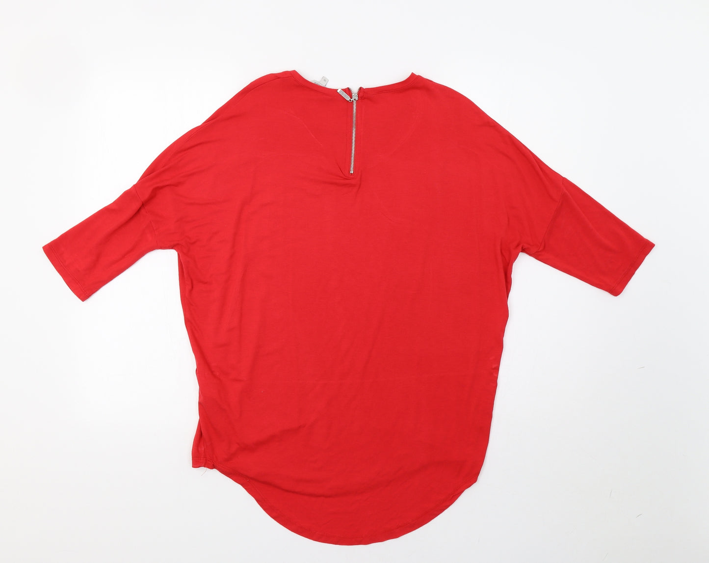 Peacocs Womens Red   Basic Blouse Size 12