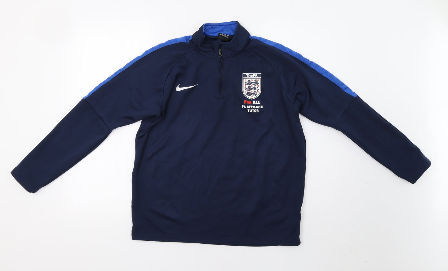 Nike Mens Blue   Henley Sweatshirt Size M