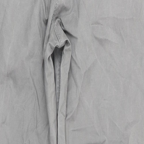 NEXT Womens Grey   Chino Trousers Size 12 L28 in