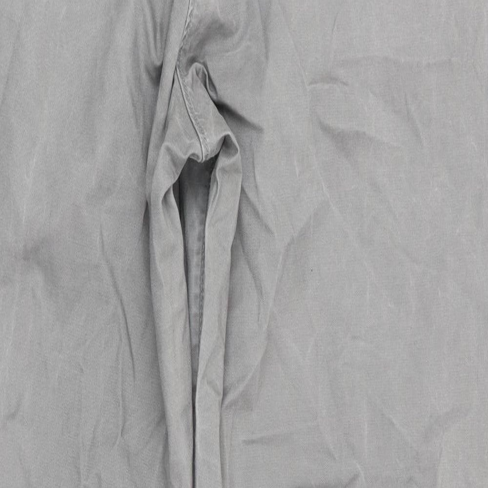 NEXT Womens Grey   Chino Trousers Size 12 L28 in
