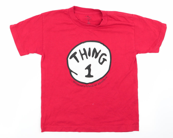 Universal Kids Boys Red   Basic T-Shirt