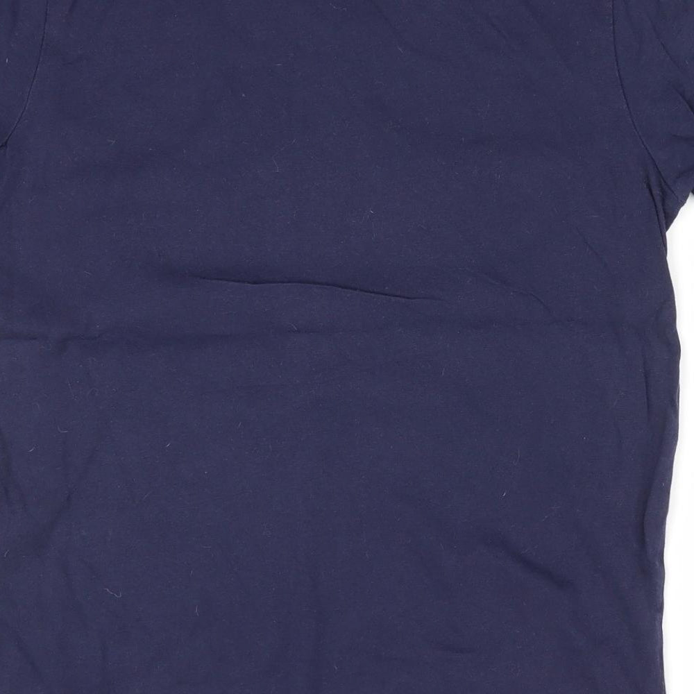George Boys Blue   Basic T-Shirt Size 8-9 Years  - Xmas Vibes