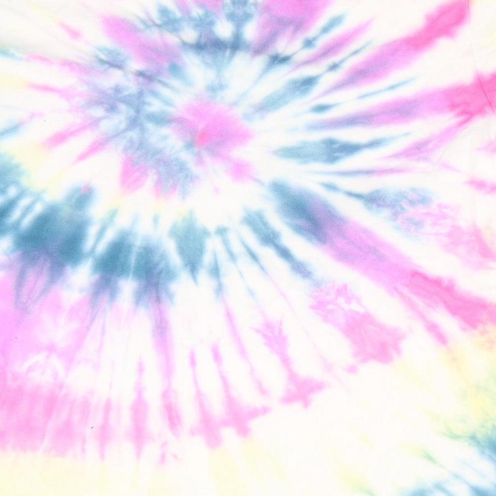 George Girls Purple Floral  Basic T-Shirt Size 14-15 Years  - Tie Die effect