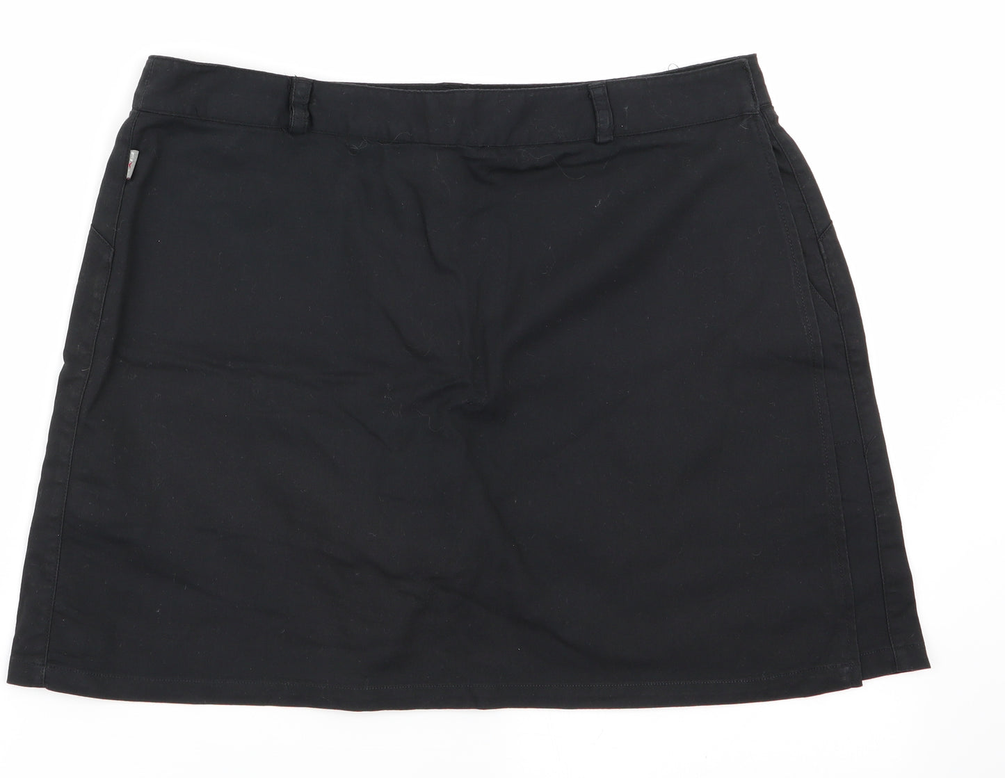 FIve Seasons Womens Black   A-Line Skort Size 12  - Skirt/Short