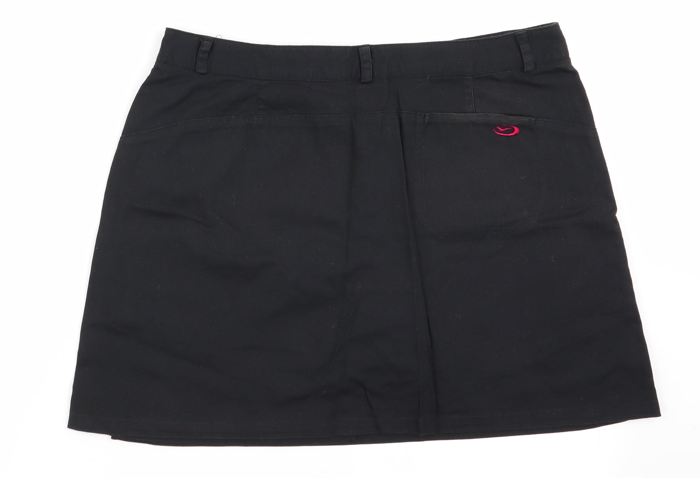 FIve Seasons Womens Black   A-Line Skort Size 12  - Skirt/Short