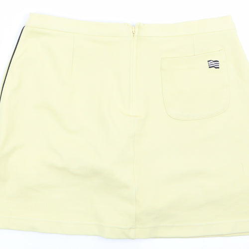 Addidas Womens Yellow   A-Line Skort Size 8  - CLIMACOOL