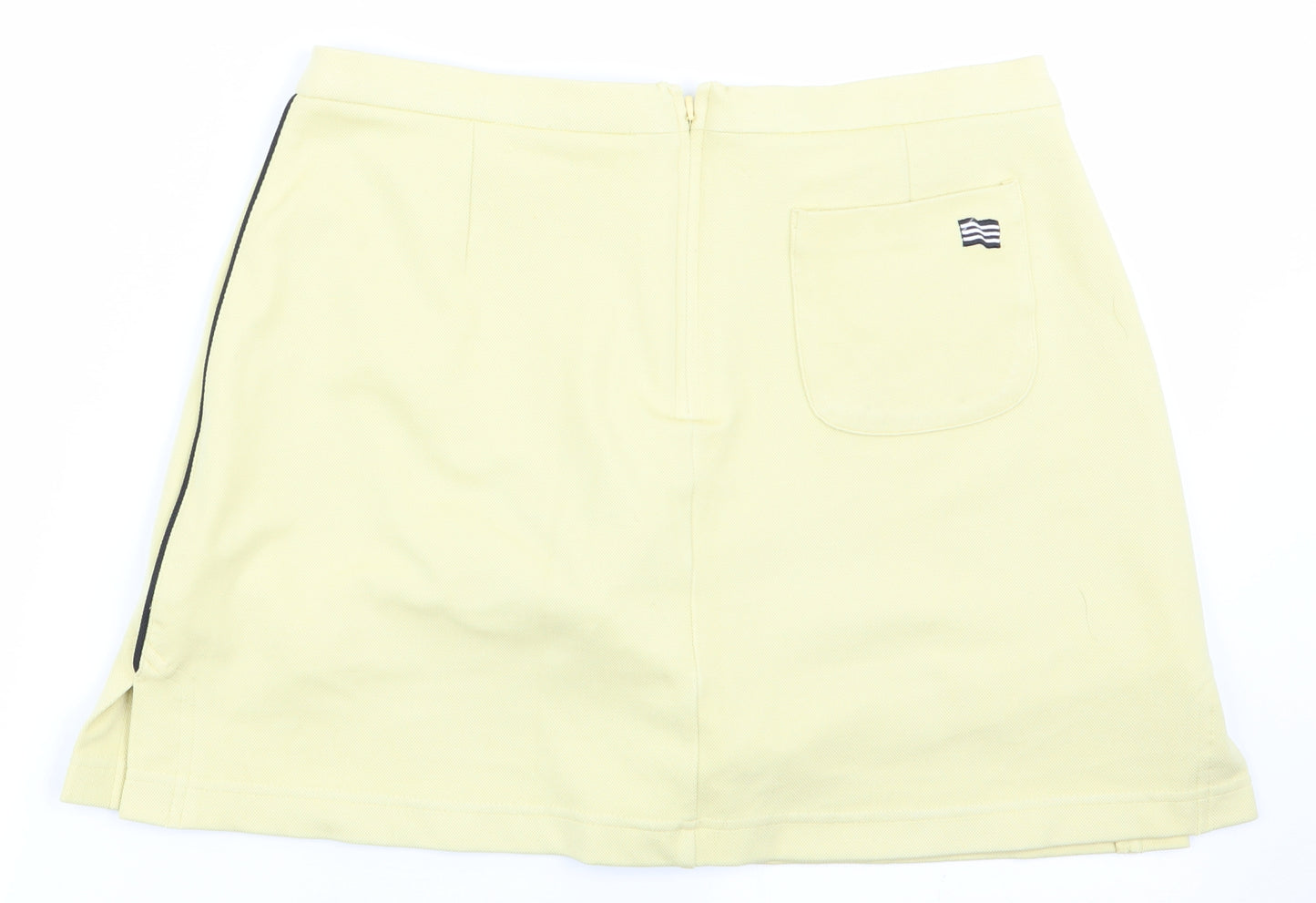 Addidas Womens Yellow   A-Line Skort Size 8  - CLIMACOOL