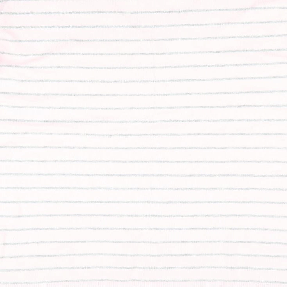 C&C The Basics Womens Pink Striped  Pullover Jumper Size XL