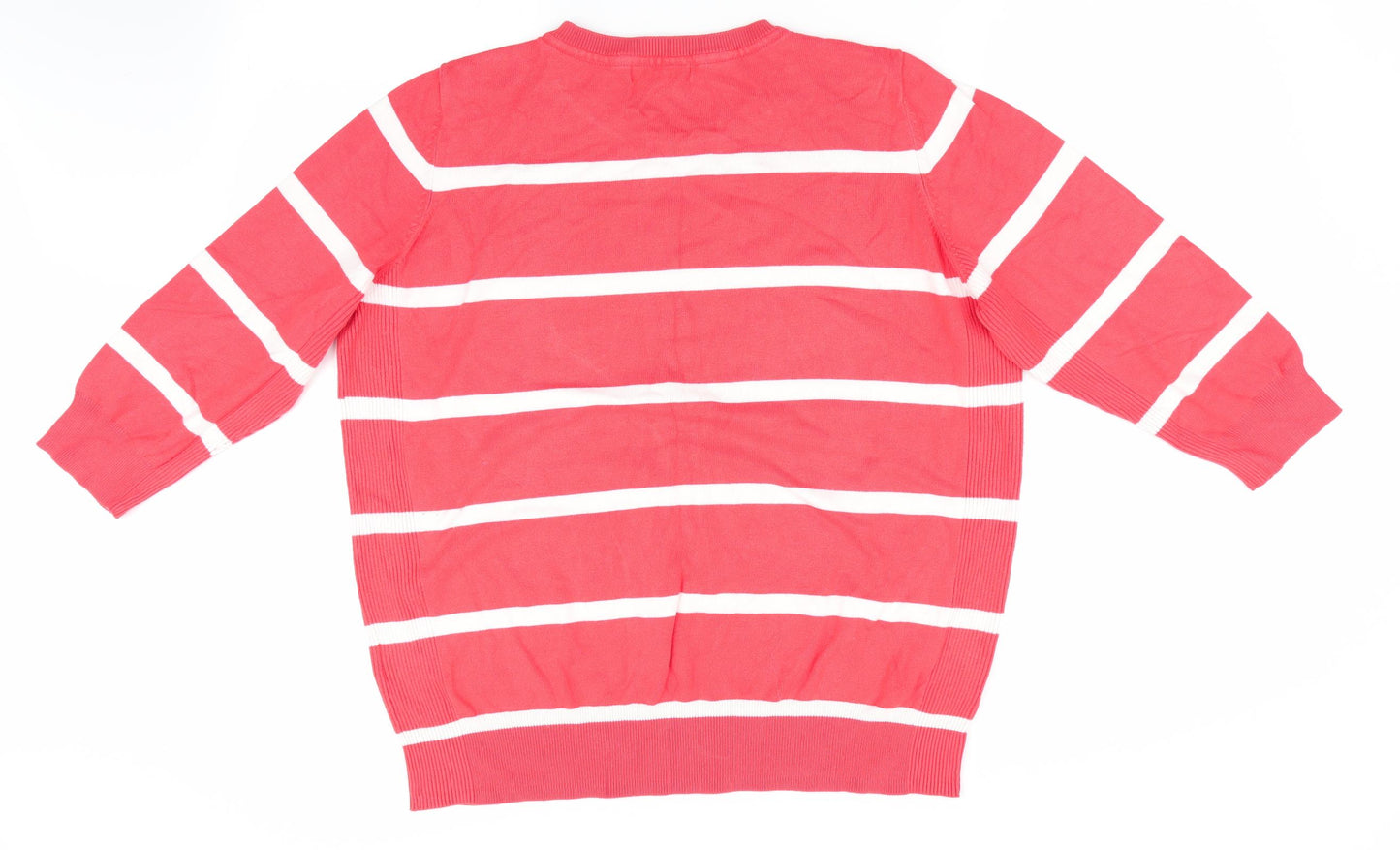 The Collection by Debenhams Womens Orange Striped  Pullover Jumper Size 20