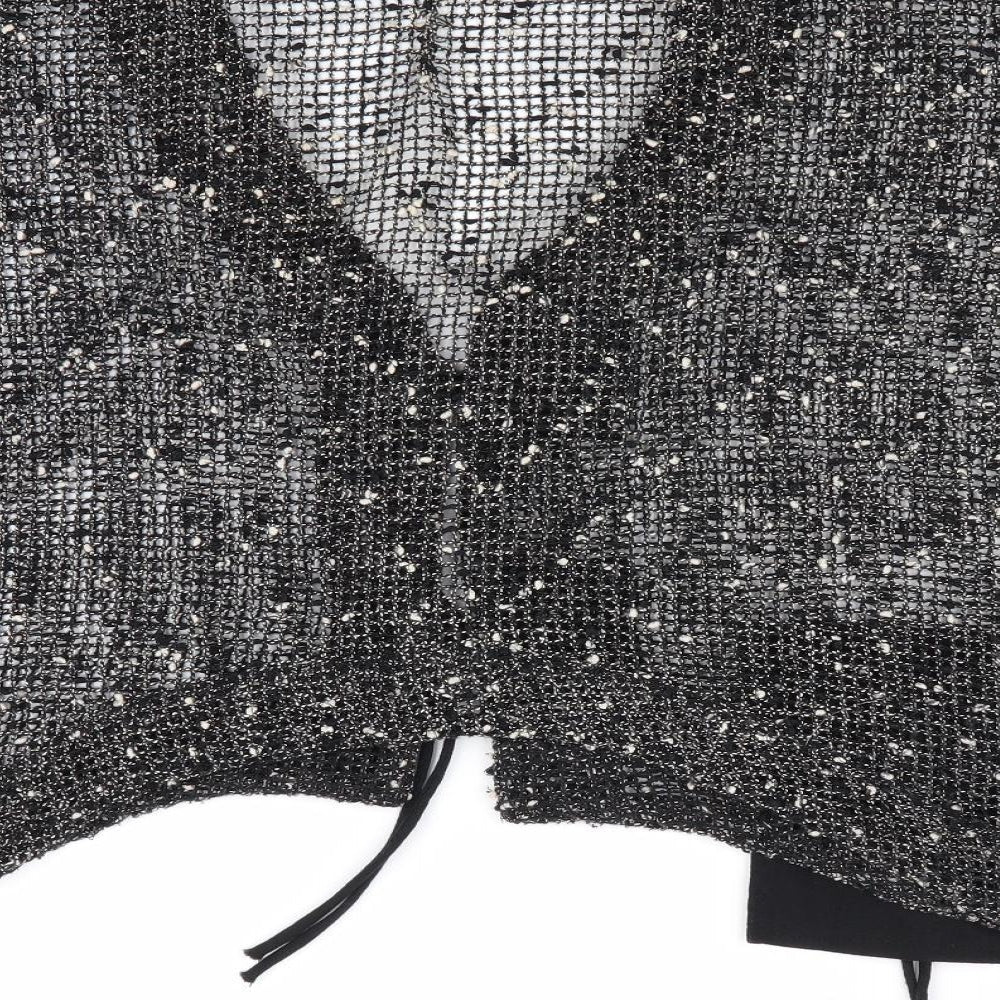 Neslay Womens Black Polka Dot  Cardigan Jumper