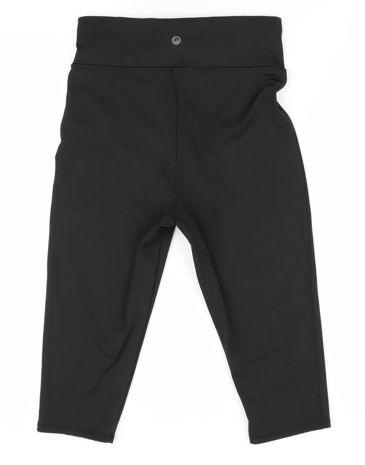 Florence and Fred Womens Black   Cropped Leggings Size 12 L16 in