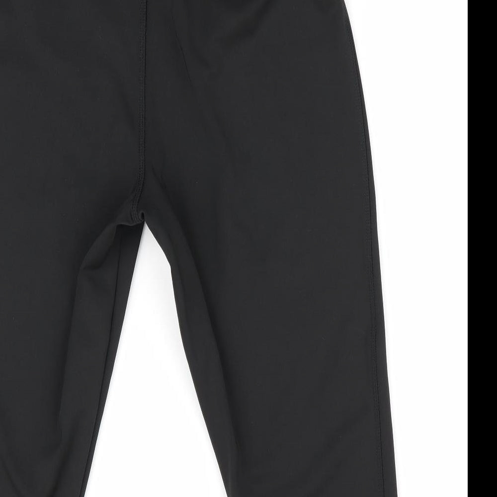Florence and Fred Womens Black   Cropped Leggings Size 12 L16 in