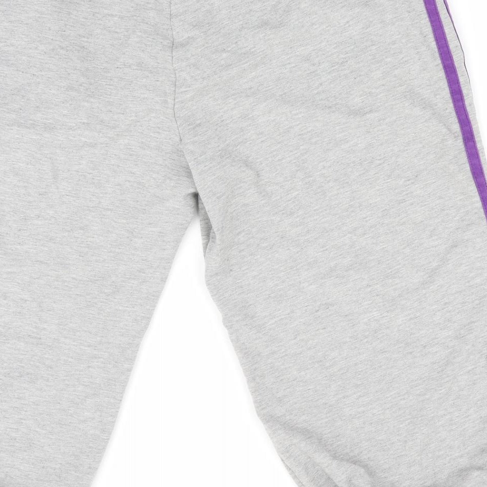 adidas Womens Grey   Cropped Trousers Size S L18 in