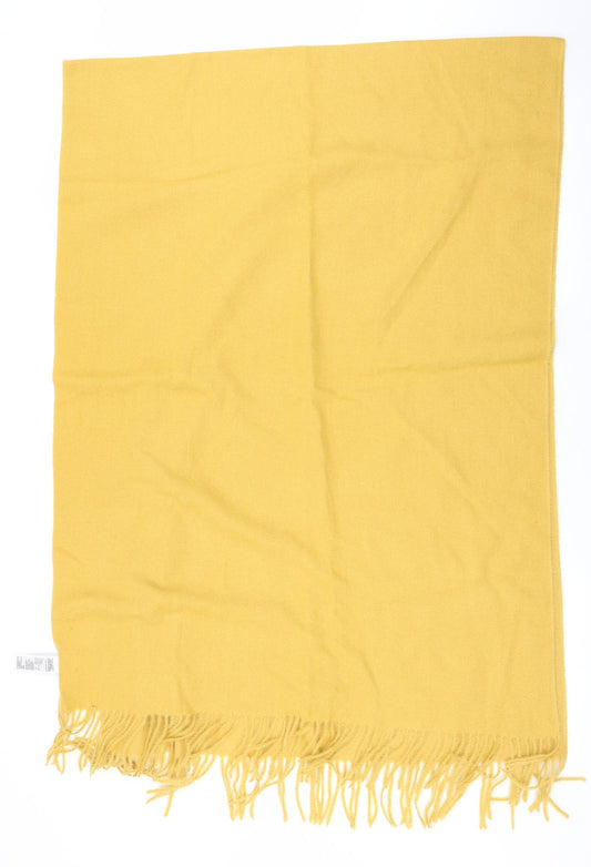 Front view of Accessorise women’s gold shawl/wrap