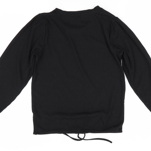 Peacocks Womens Black   Tunic Blouse Size 14