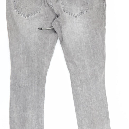 Preworn Womens Grey   Jegging Jeans Size L L28 in