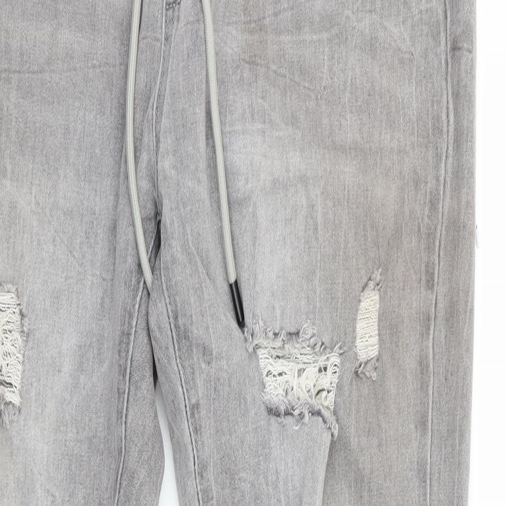 Preworn Womens Grey   Jegging Jeans Size L L28 in