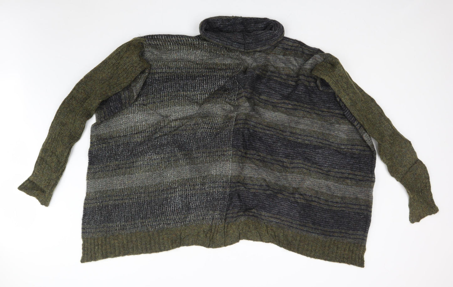 Sarah Pacini Womens Multicoloured Check  Cardigan Jumper One Size